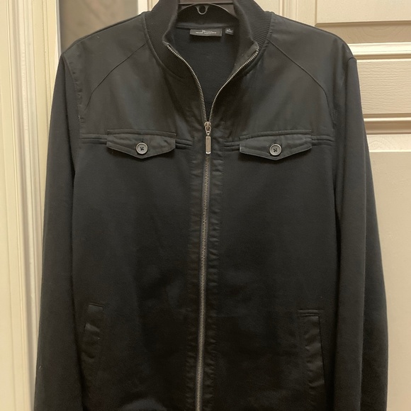 Excellent Like New Condition Mens Black Marc Anthony Lightweight lined Jacket - Picture 2 of 11
